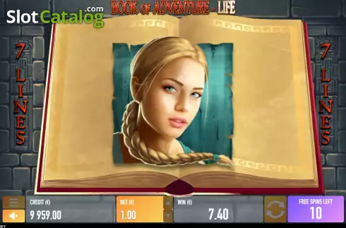 Скрин7. Book of Adventure Life слот