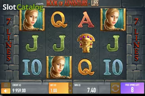Скрин8. Book of Adventure Life слот