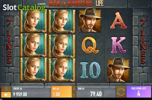 Скрин9. Book of Adventure Life слот