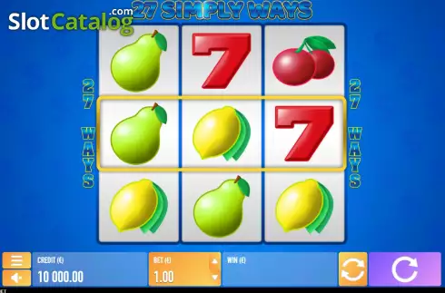 Скрин2. 27 Simply Ways слот