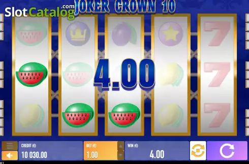 Скрин3. Joker Crown 10 слот