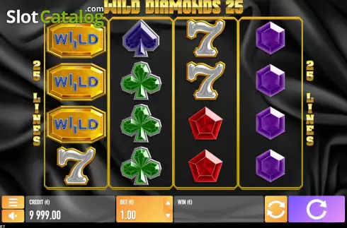 Скрин2. Wild Diamonds 25 слот