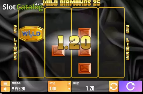 Скрин3. Wild Diamonds 25 слот