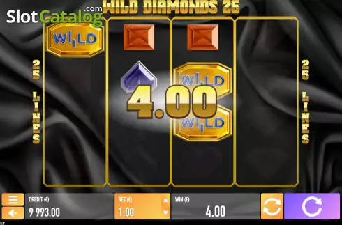 Скрин4. Wild Diamonds 25 слот