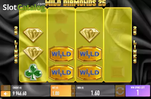 Скрин6. Wild Diamonds 25 слот