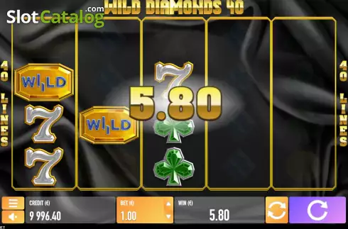 Скрин4. Wild Diamonds 40 слот