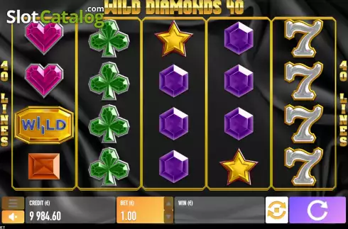 Скрин5. Wild Diamonds 40 слот