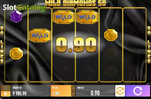 Скрин3. Wild Diamonds 50 слот