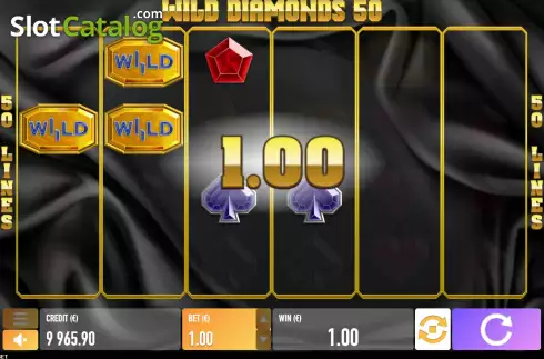 Скрин4. Wild Diamonds 50 слот
