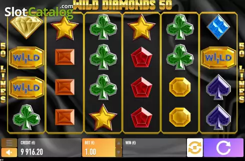 Скрин5. Wild Diamonds 50 слот