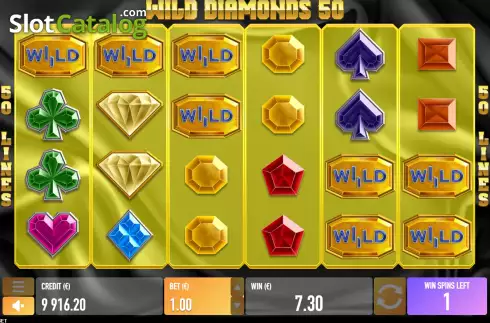 Скрин7. Wild Diamonds 50 слот
