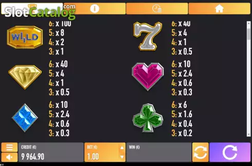 Скрин9. Wild Diamonds 50 слот