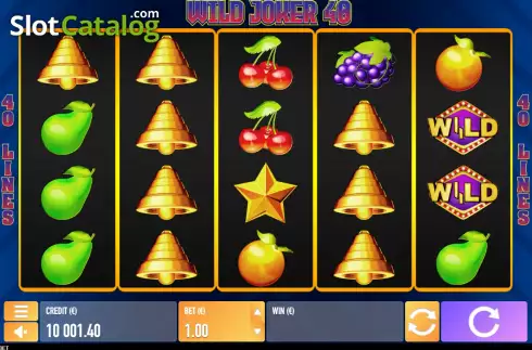 Скрин2. Wild Joker 40 слот