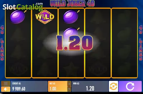 Скрин3. Wild Joker 40 слот