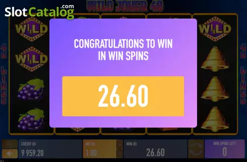 Скрин8. Wild Joker 40 слот