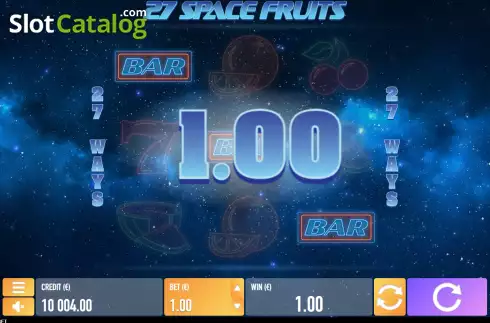 Скрин3. 27 Space Fruits слот