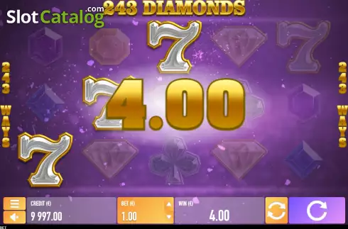 Скрин4. 243 Diamonds слот