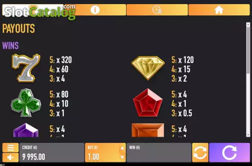 Скрин5. 243 Diamonds слот
