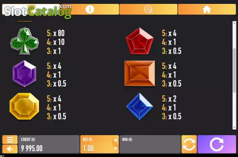 Скрин6. 243 Diamonds слот