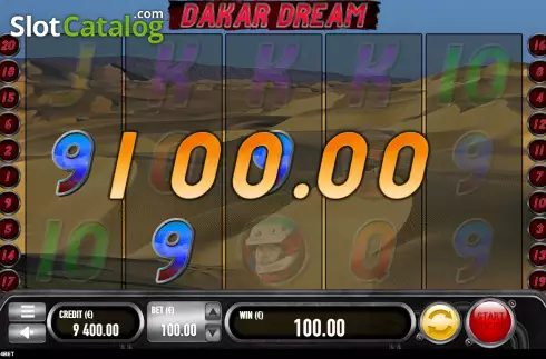 Скрин3. Dakar Dream слот