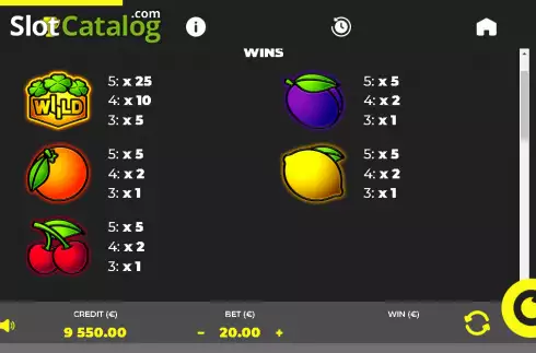 Скрин5. Easy Fruit слот