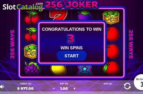 Скрин4. 256 Joker слот
