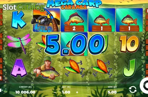 Скрин3. Mega Carp Caramba слот