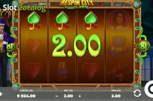 Скрин3. Respin City: Johny Joker слот