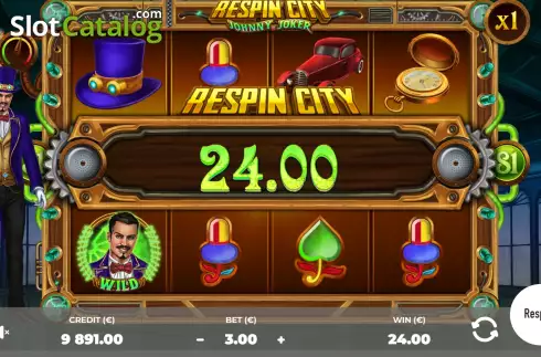 Скрин6. Respin City: Johny Joker слот