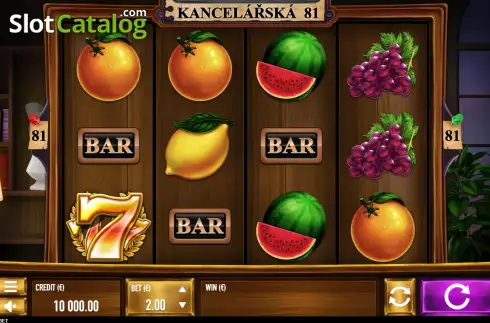 Скрин2. Kancelářská 81 слот