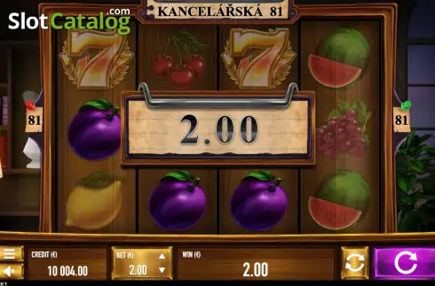Скрин3. Kancelářská 81 слот