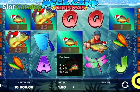 Скрин2. Mega Carp Christmas слот