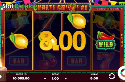 Скрин3. Multi Chilli 81 слот