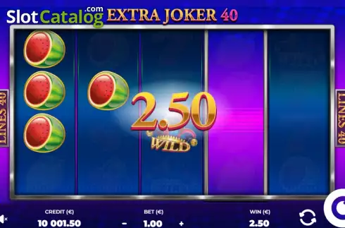 Скрин3. Extra Joker 40 слот