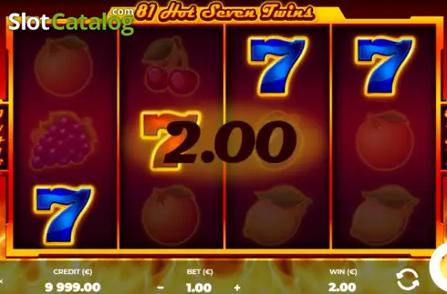 Скрин3. 81 Hot Seven Twins слот