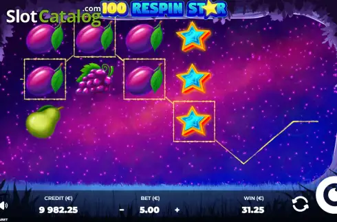 Скрин3. 100 Respin Star слот