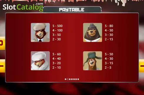Скрин8. KGB Bears слот