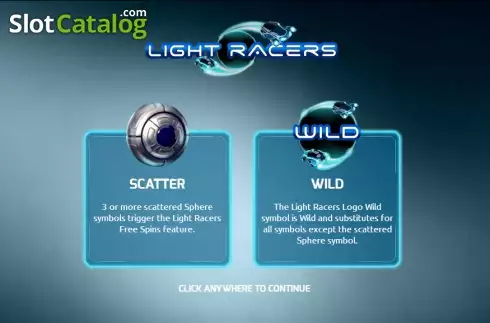 Скрин2. Light Racers слот