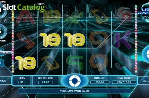 Скрин7. Light Racers слот