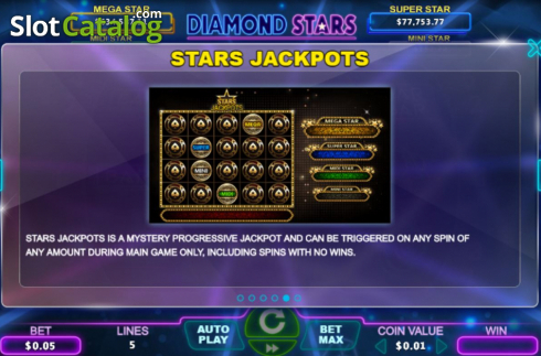 Скрин6. Diamond Stars слот