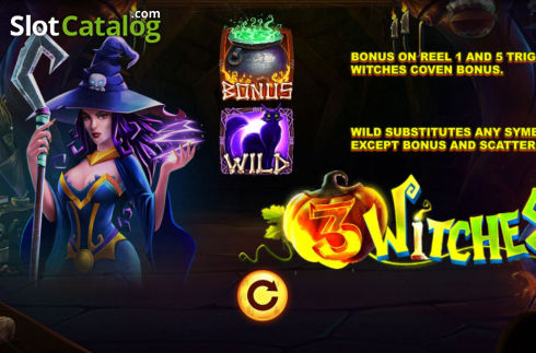Скрин2. 3 Witches (The Stars Group) слот