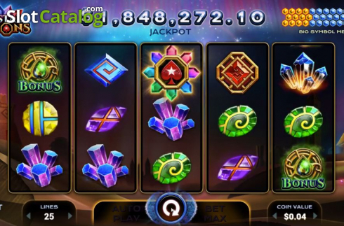 Скрин2. Crystal Millions слот