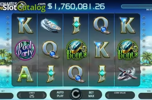 Скрин2. Millionaires Island слот