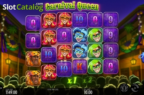 Скрин2. Carnival Queen (Thunderkick) слот