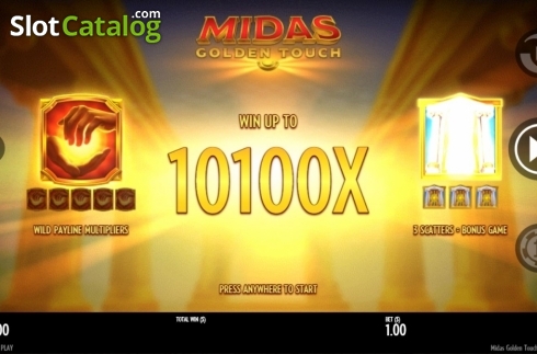 Скрин2. Midas Golden Touch слот