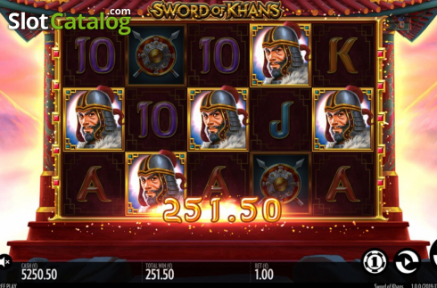 Скрин2. Sword Of Khans слот