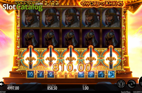 Скрин4. Sword Of Khans слот