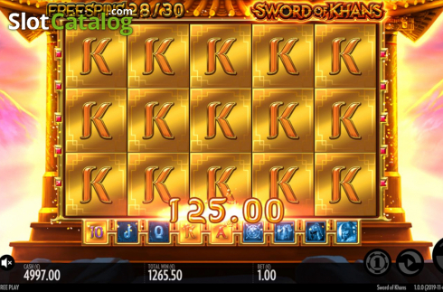 Скрин5. Sword Of Khans слот