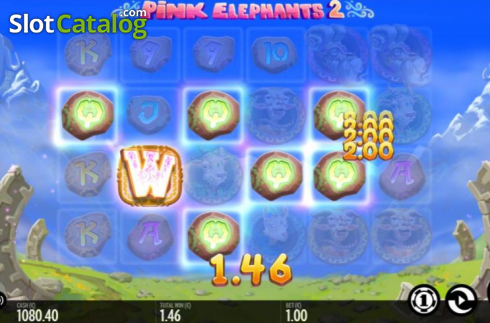 Скрин4. Pink Elephants 2 слот