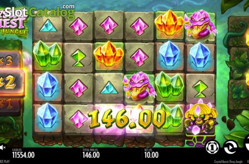 Скрин4. Crystal Quest: Deep Jungle слот